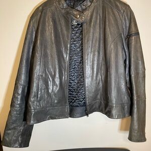 Women's Black Leather Jacket